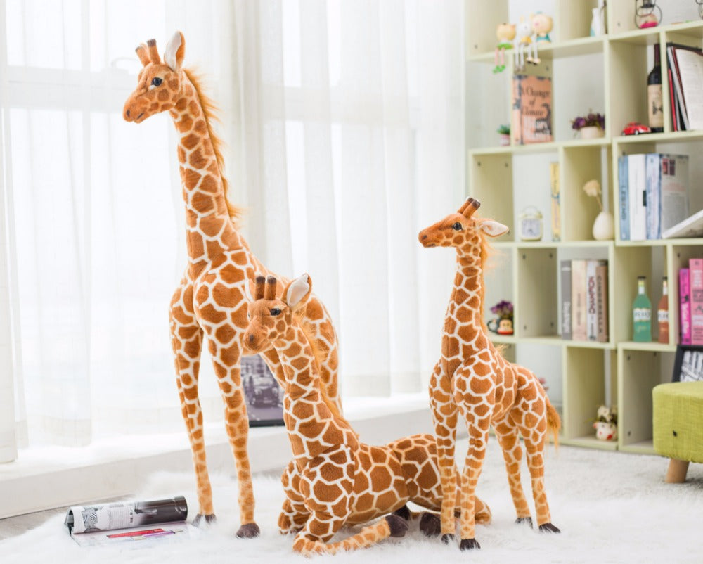 Giant size Giraffe Plush Toys Cute Stuffed Animal Soft Giraffe Doll Birthday Gift Kids Toy  BX1310 35cm Official JT Merch