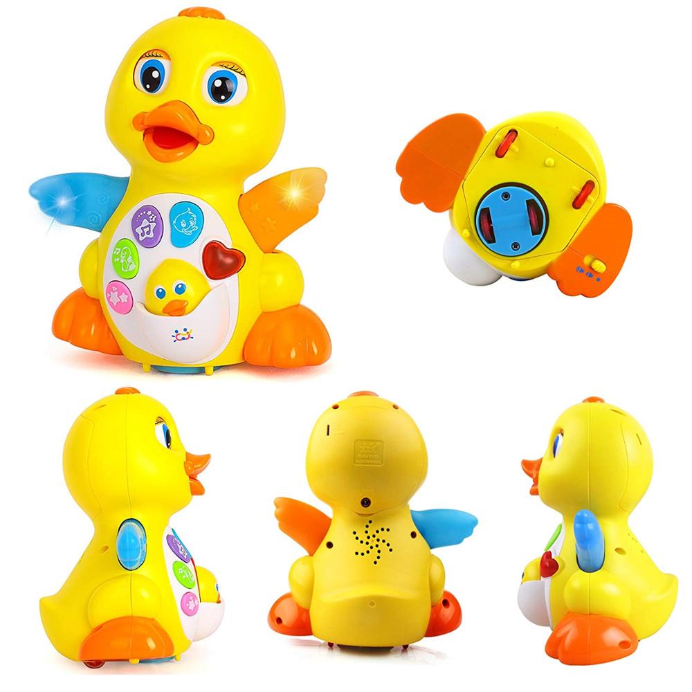 Dancing & Singing Duck Toy Intellectual Musical and Learning Educational Toy Best Gift for 1 2 3 Year Old Boys and Girls Infant  BX1310 without box Official JT Merch