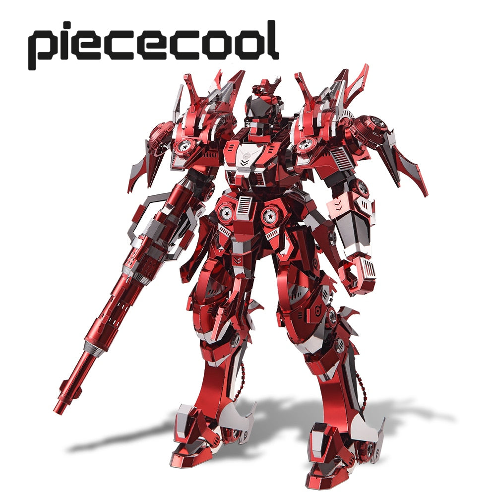 Piececool 3D Metal Puzzle -RED THUNDER Model Building Kits Jigsaw Toy ,Christmas Birthday Gifts for Adults Kids  BX1310 Default Title Official JT Merch