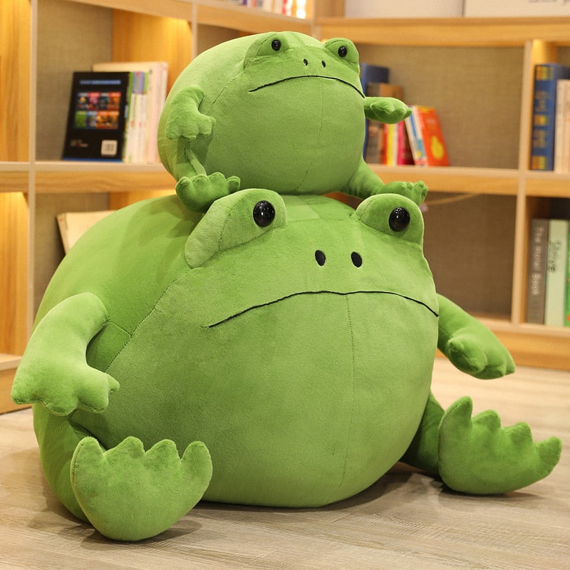 Funny Plush Frog Toys Kawaii Ugly Frog Pillow Stuffed Soft Animal Dolls Creative Toys for Kids Boys Birthday Decor Gift  BX1310 20cm Official JT Merch