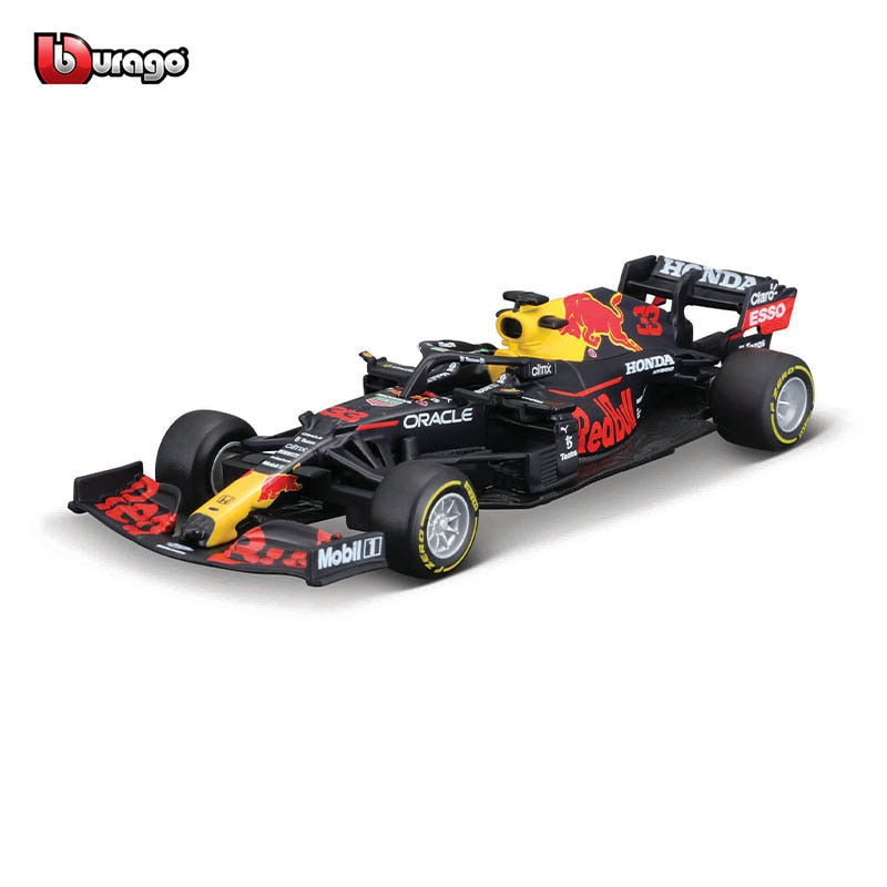 Bburago 1:43 Red Bull Racing TAG Heuer RB16b 2021 #33 MAX Verstappen Alloy Luxury Vehicle Diecast Cars Model Toy Collection Gift  BX1310 RB16B-33 Official JT Merch