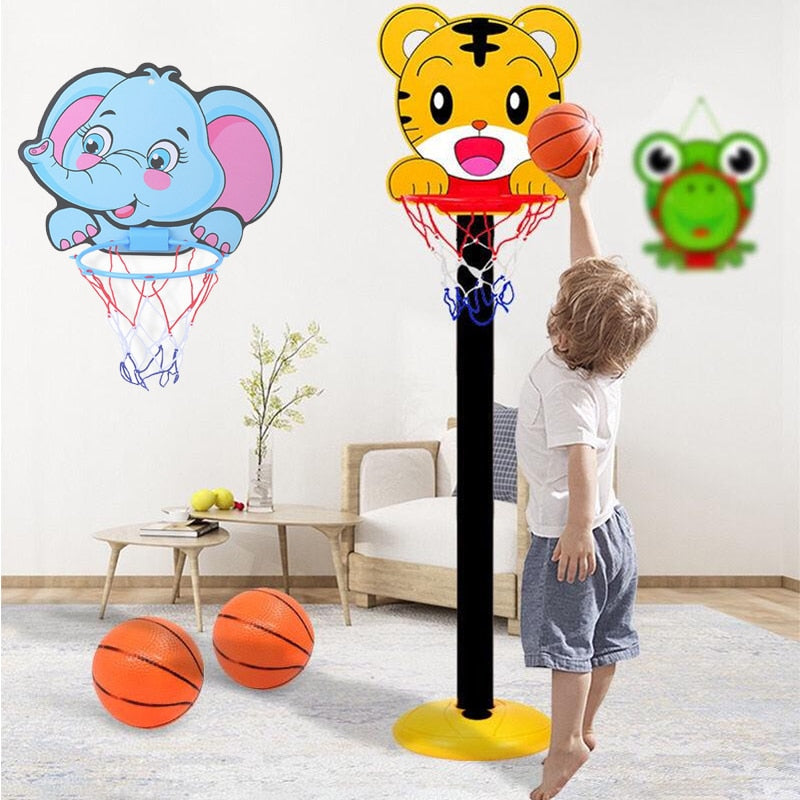 Kids Basketball Hoop Board Ball Toys Outdoor Games Sport Board Target Toddler Toys Baby Shooting Game Foldable Basketball Board  BX1310 Elephant Official JT Merch