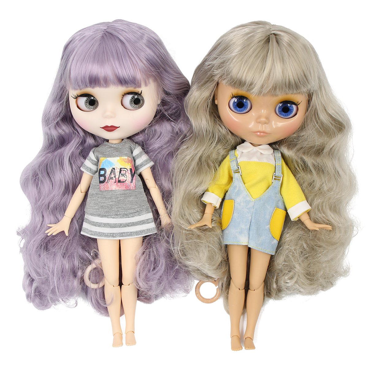 ICY DBS Blyth Doll 1/6 BJD Joint Body White Skin Tan Skin Dark Skin Matte Face Nude Doll 30cm Anime Toy Girls Gift  BX1310 white matte face / 30cm height doll Official JT Merch