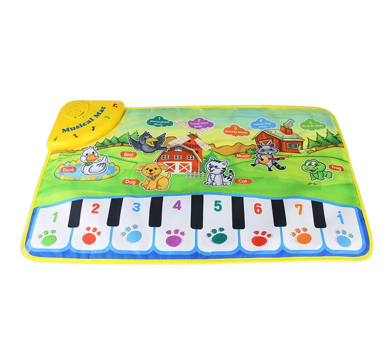 Funny Baby Piano Musical Play Mats Kids Toys Learning Blanket Rug Musical Instrument Mat Educational Toys for Children 60x37CM  BX1310 Default Title Official JT Merch